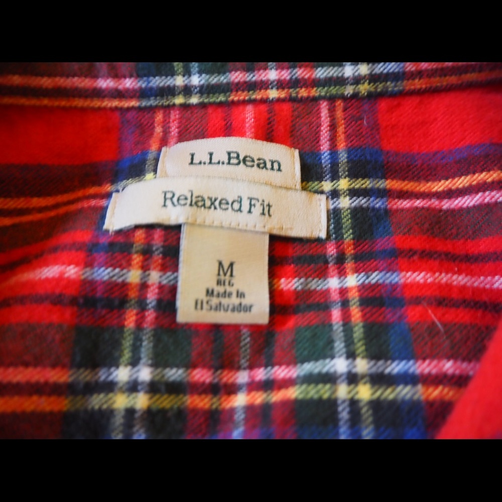 LLBean Flannel - Picture 6 of 7